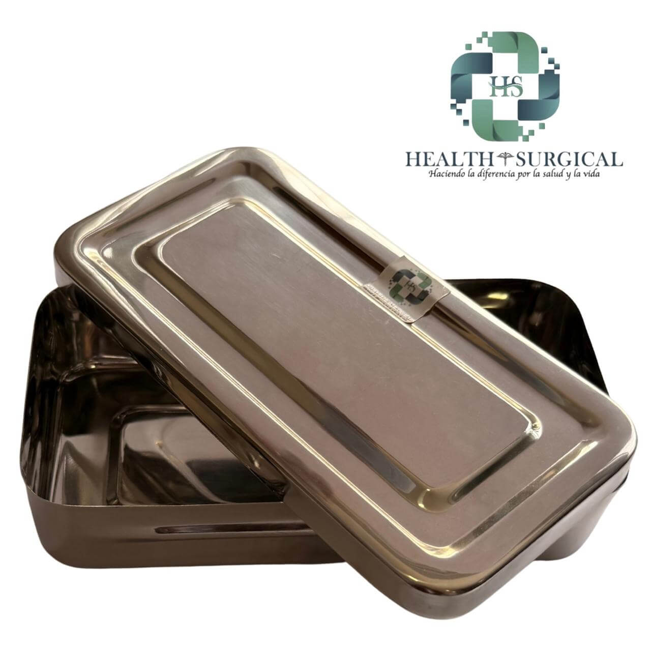 BANDEJA METALICA CON TAPA